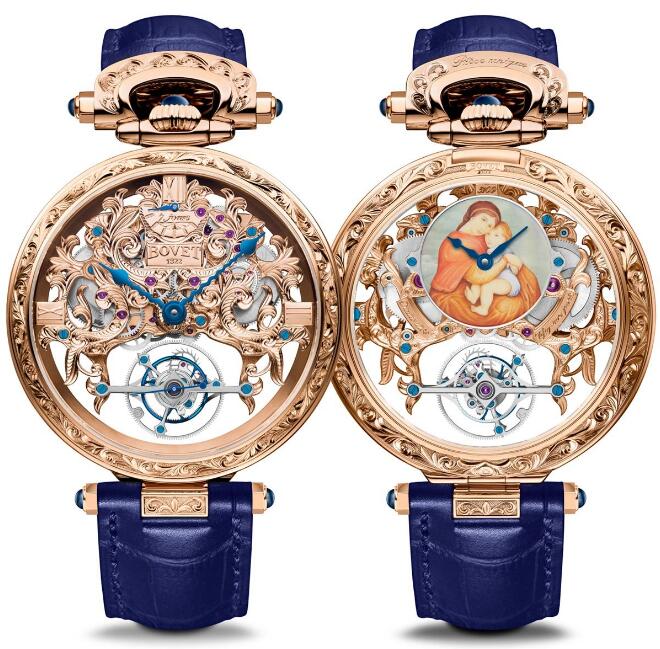 Best Bovet Amadeo Skeleton Tourbillon AIFSQ501-G123456 Replica watch